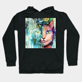 colorful cat Hoodie